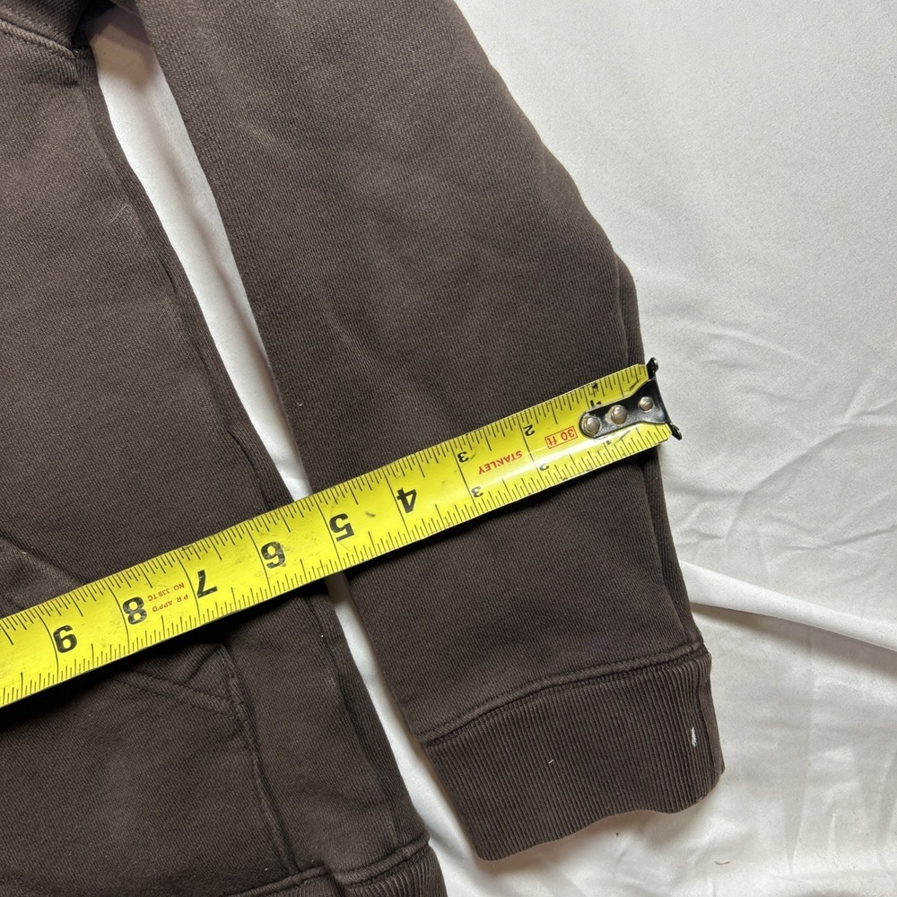 Carhartt Hoodie Boys XL Brown Y2K Bug Logo Camo Skate Back To School Vibes 🔥 - Picture 5 of 8